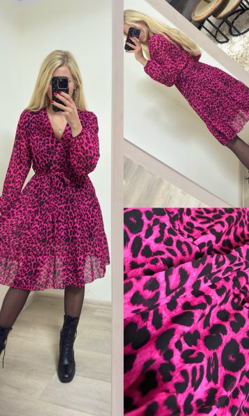 Sukienka w panterkę