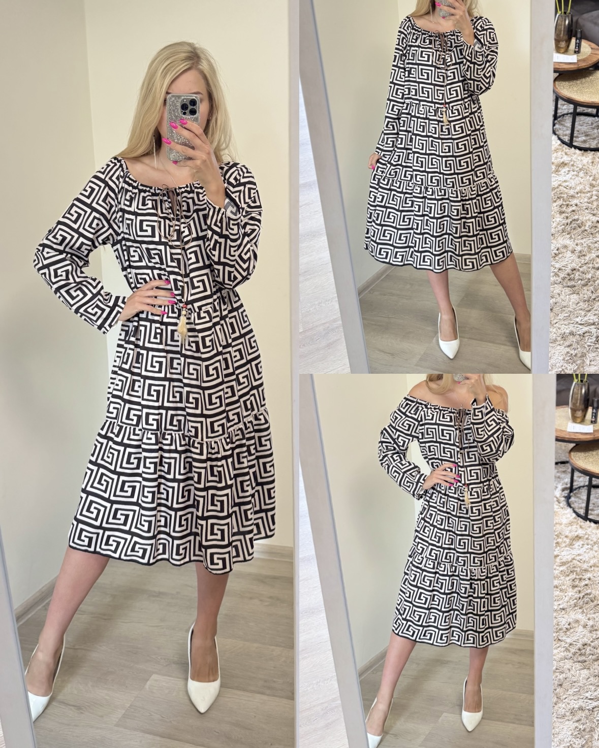 Sukienka w modne wzory - obrazek 2