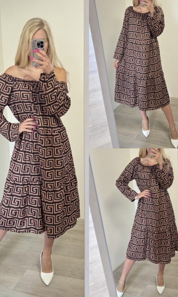 Sukienka w modne wzory