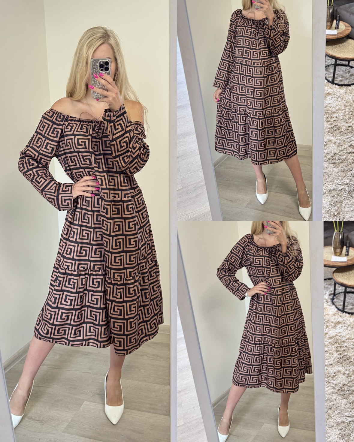 Sukienka w modne wzory