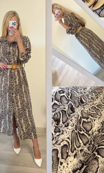 Elegancka sukienka koszulowa