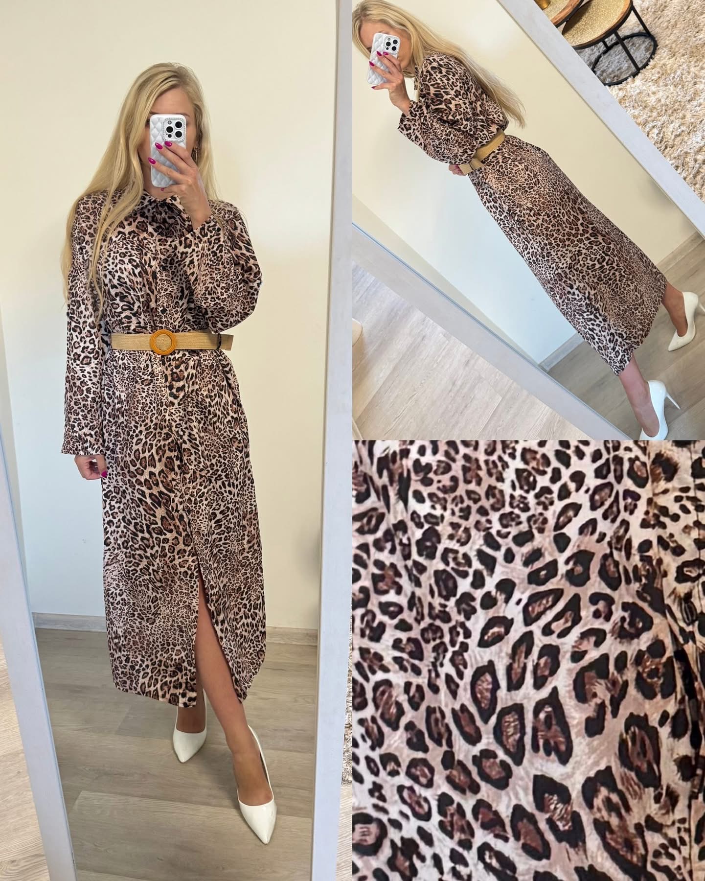 Elegancka sukienka koszulowa - obrazek 2