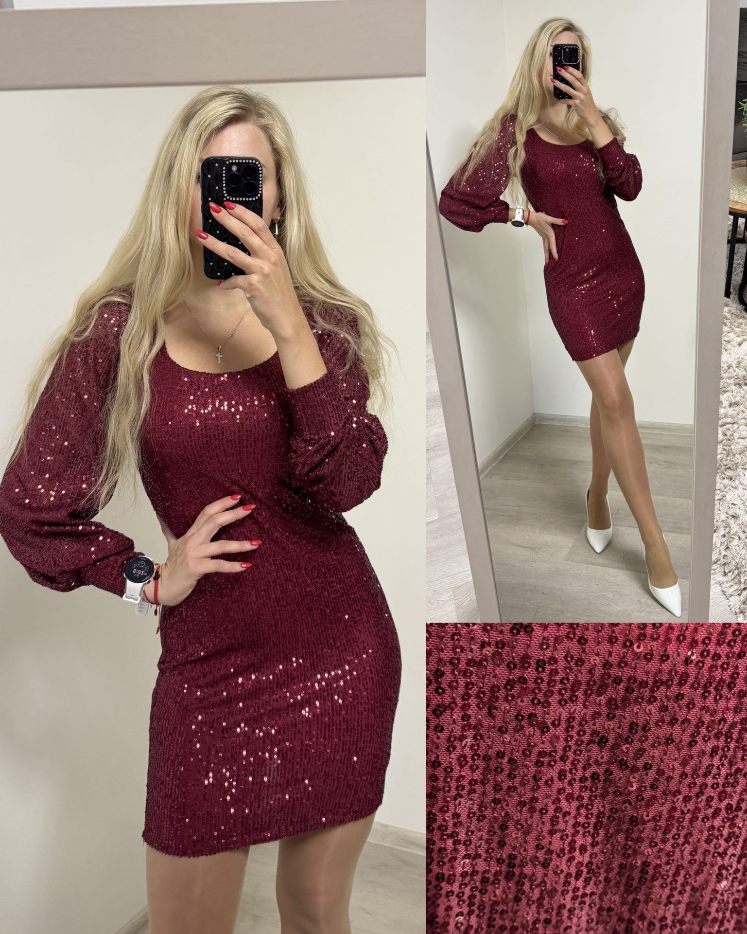 Sukienka cekinowa - obrazek 3