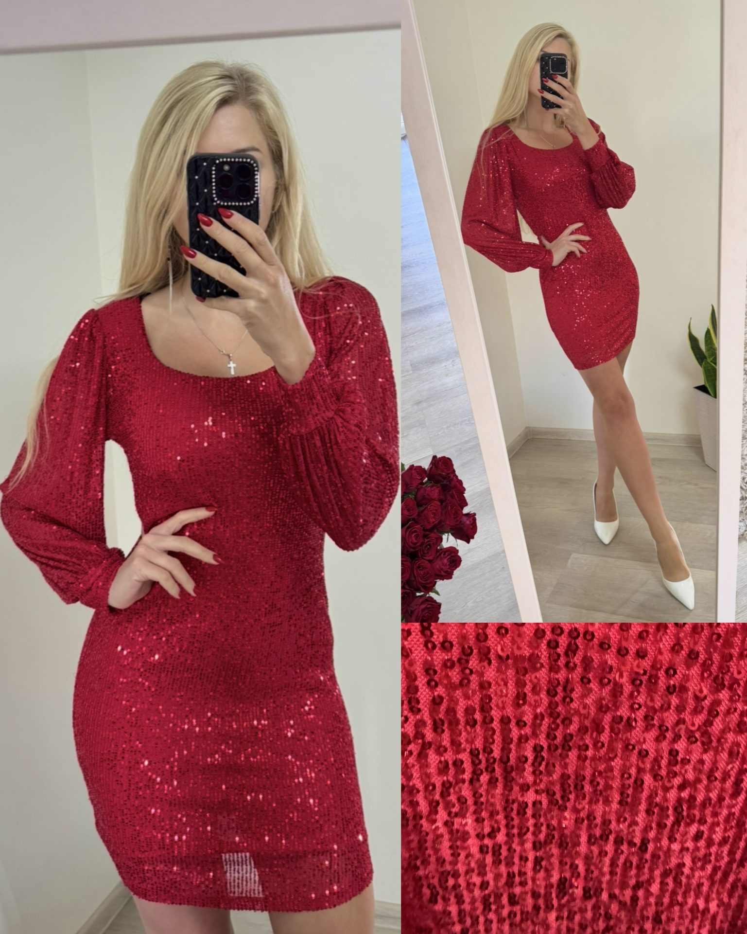 Sukienka cekinowa - obrazek 4