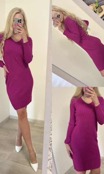 Sukienka prążkowana