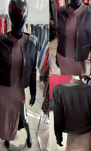 Marynarka o prostym kroju czarna