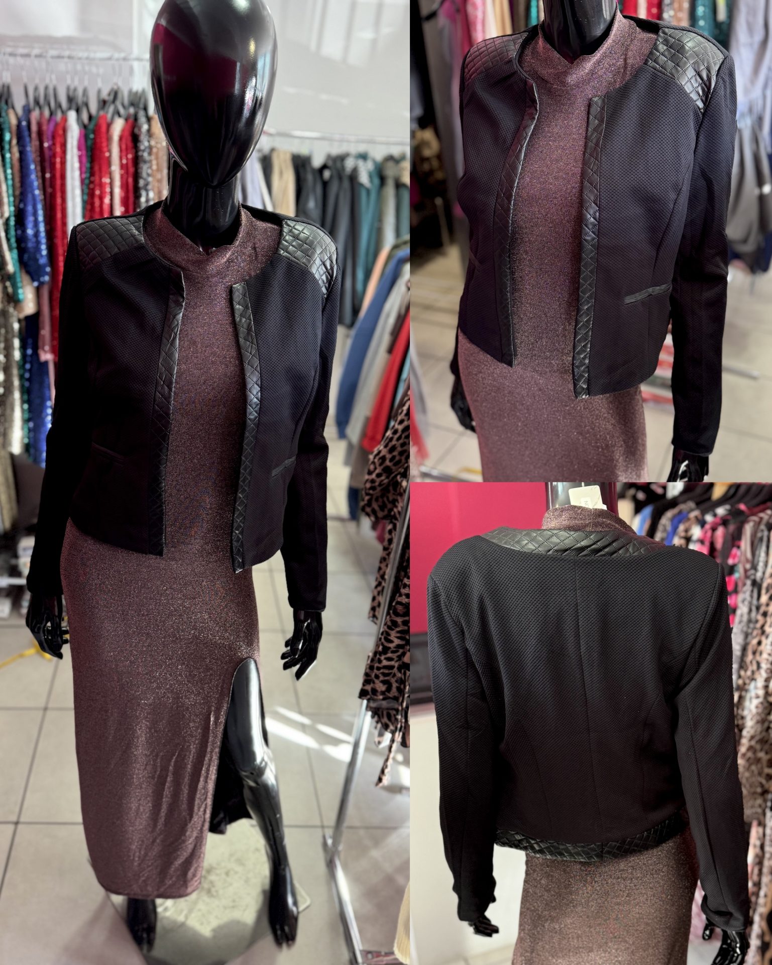 Marynarka o prostym kroju czarna