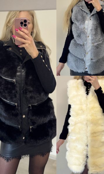 Bezrękawnik futerko