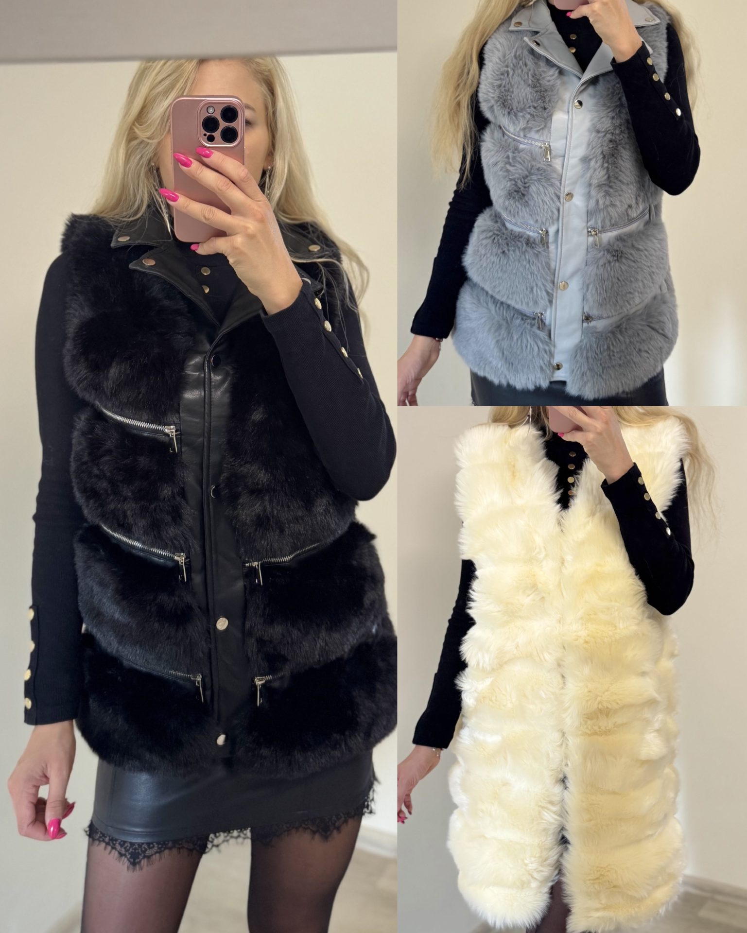 Bezrękawnik futerko