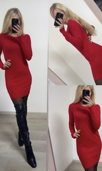 Sukienka z długim rękawem