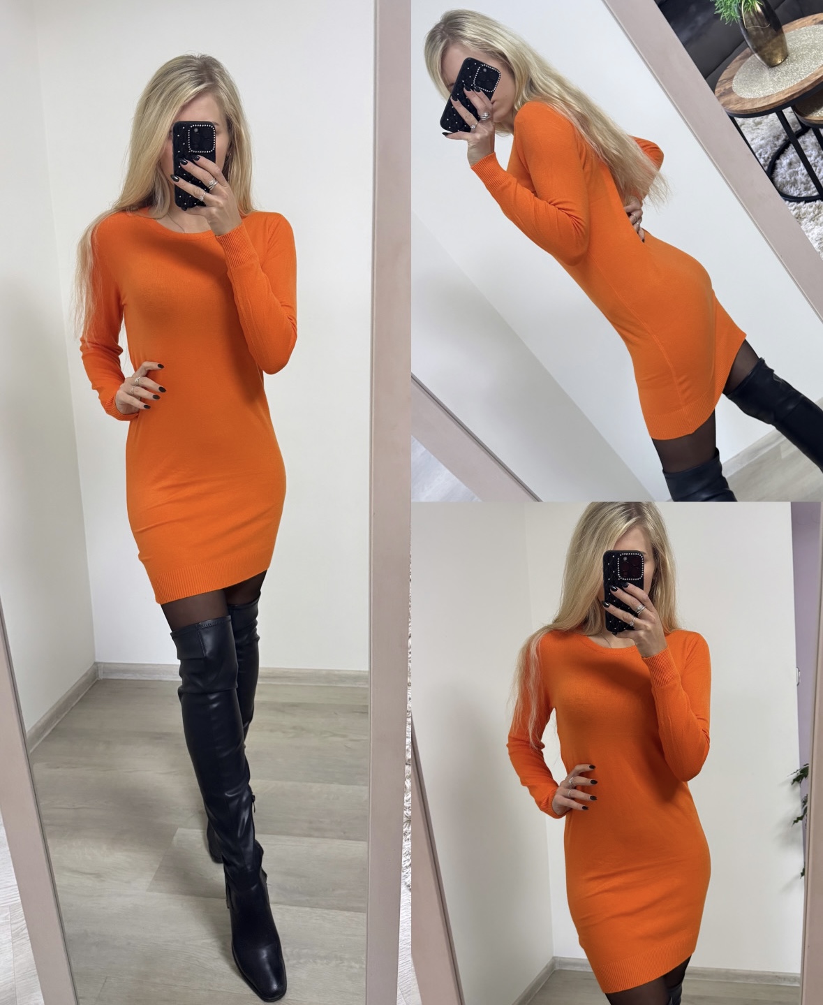 Sukienka z długim rękawem - obrazek 6