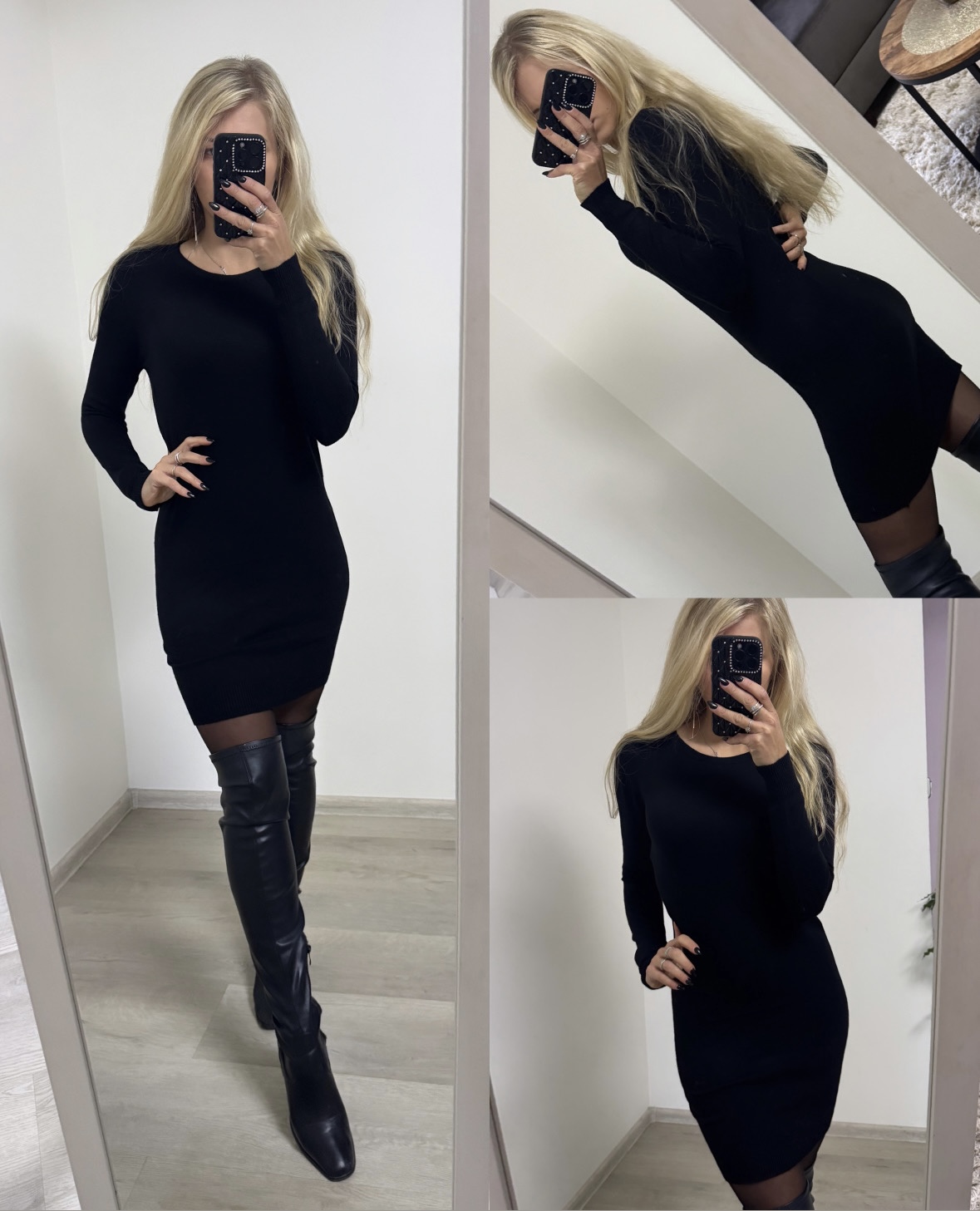 Sukienka z długim rękawem - obrazek 2