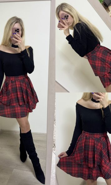 Rozkloszowana spódnica